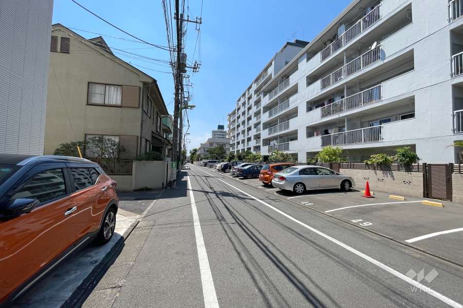 敷地南側の全面道路
