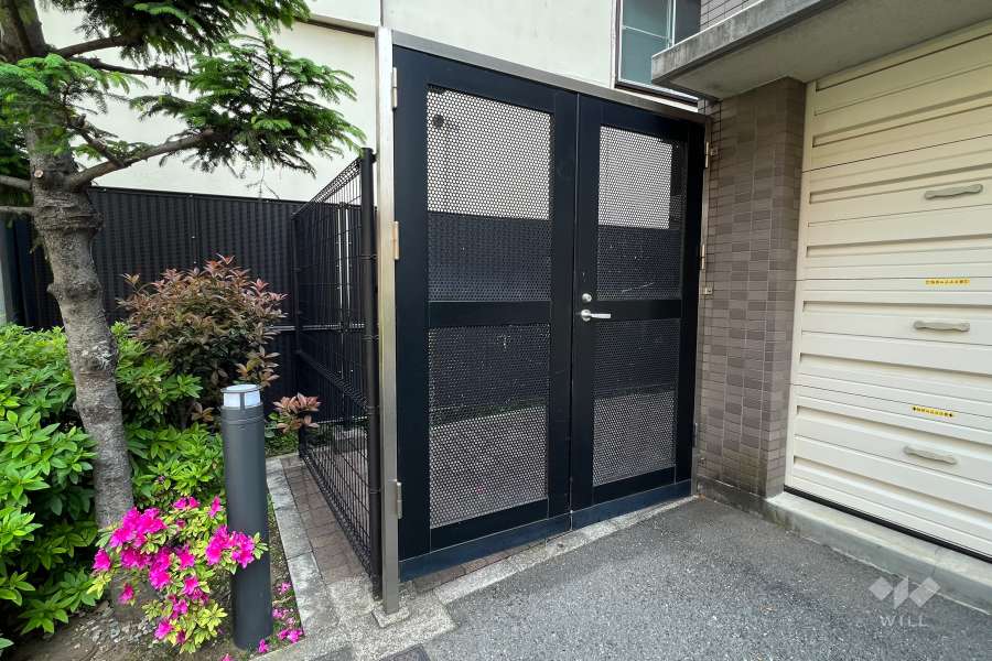 駐輪場の出入り口