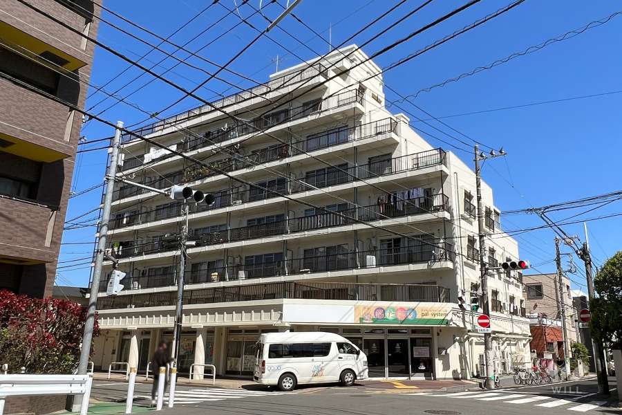 パルテノン上町の外観(南東側から)