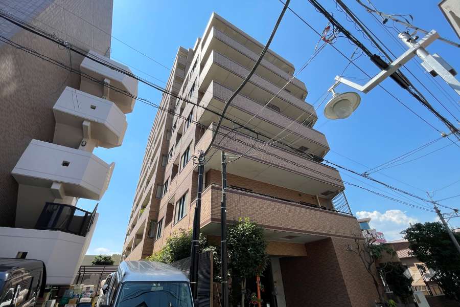 ルイシャトレ世田谷グランディアの外観（南東側から）