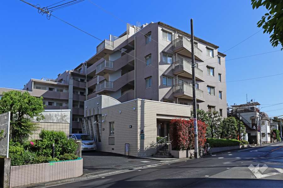 世田谷上町ハイムの外観（北西側から）