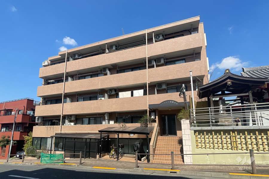 エクセレンス世田谷の外観（南東側から）