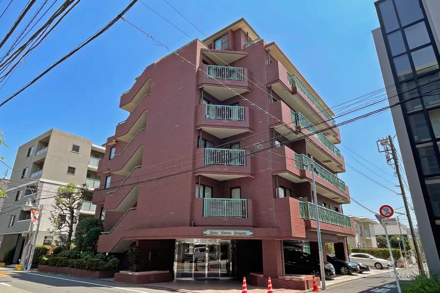 ライオンズガーデン世田谷の外観（北西側から）