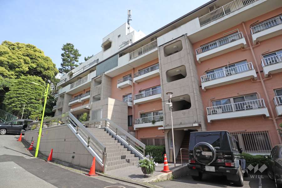 瀬田ハイツの外観（北西側から）