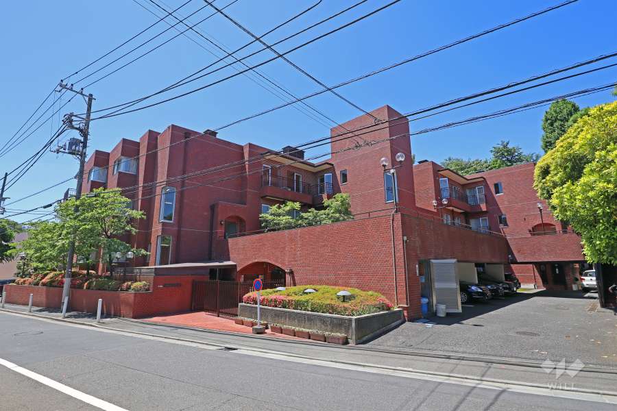 上野毛ガーデンホームズの外観（北東側から）