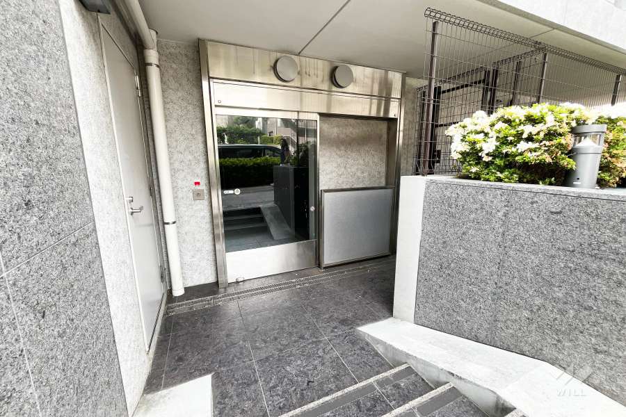 駐輪場の出入り口