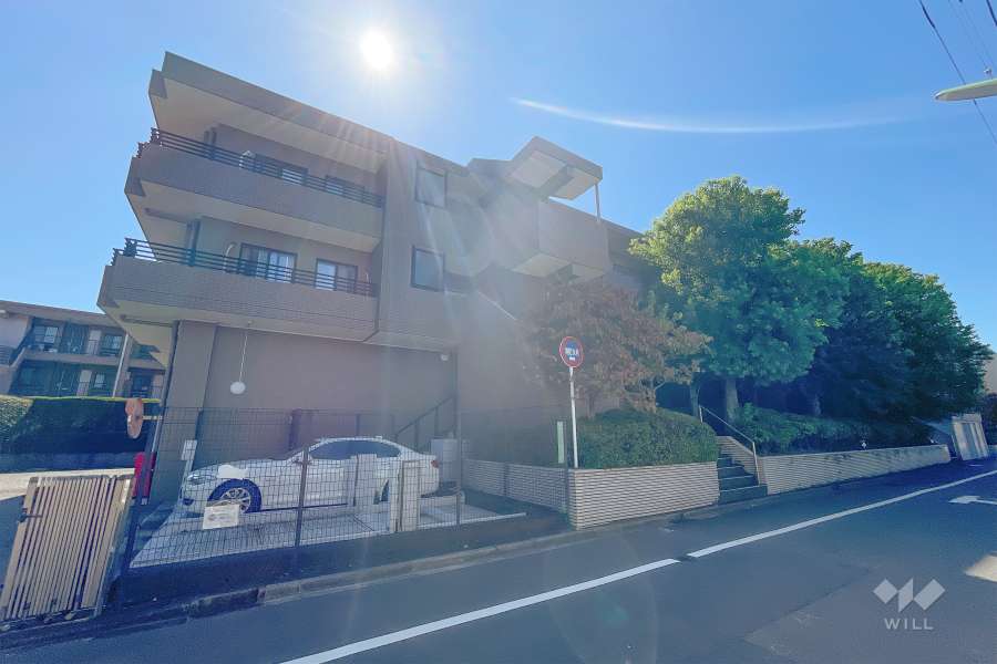 マイコート用賀の外観（北西側から）