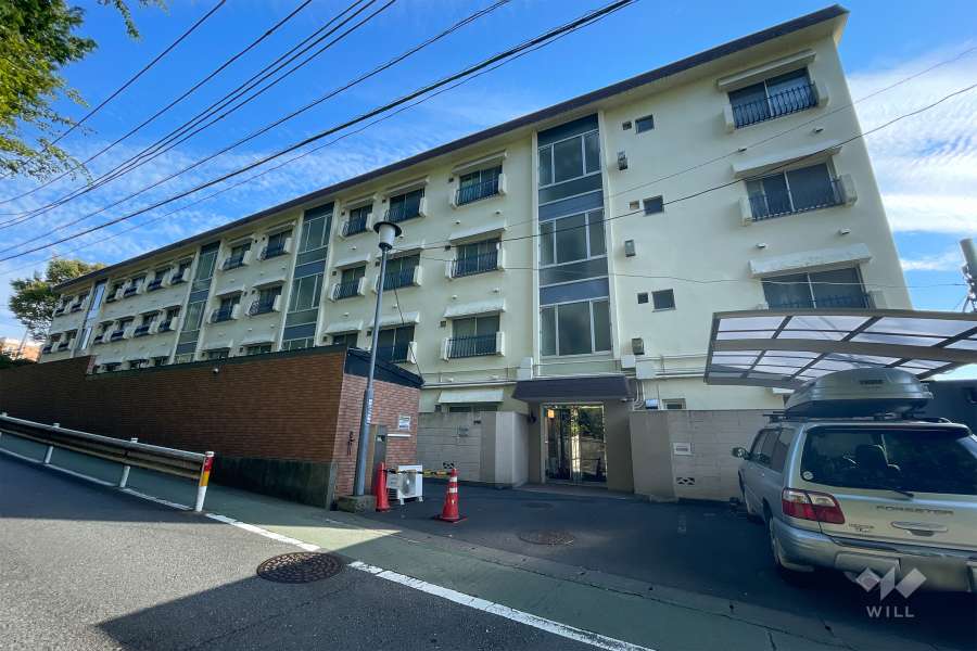 瀬田サンケイハウス北棟の外観（北西側から）