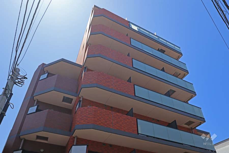 ブライズ上野毛ドゥエの外観（東側から）