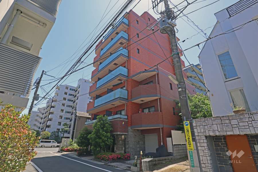 ブライズ上野毛ドゥエの外観（北西側から）