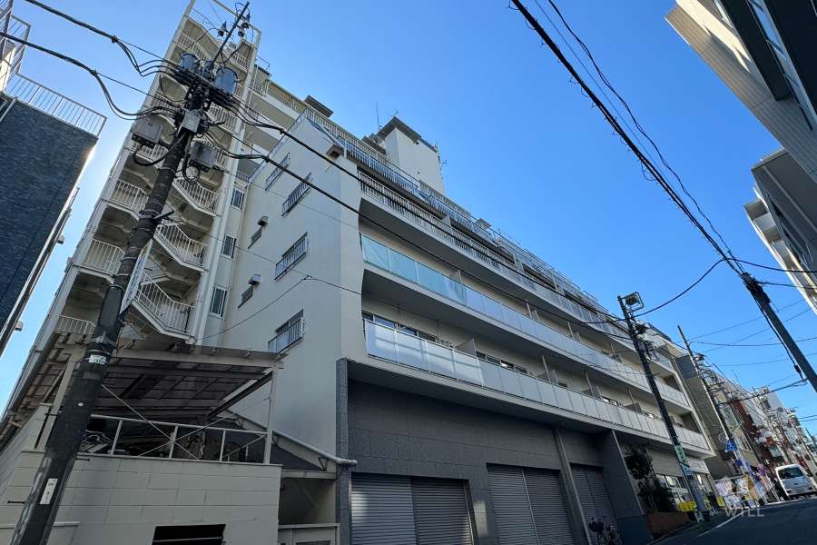 成城エコーハイツの外観（北東側から）