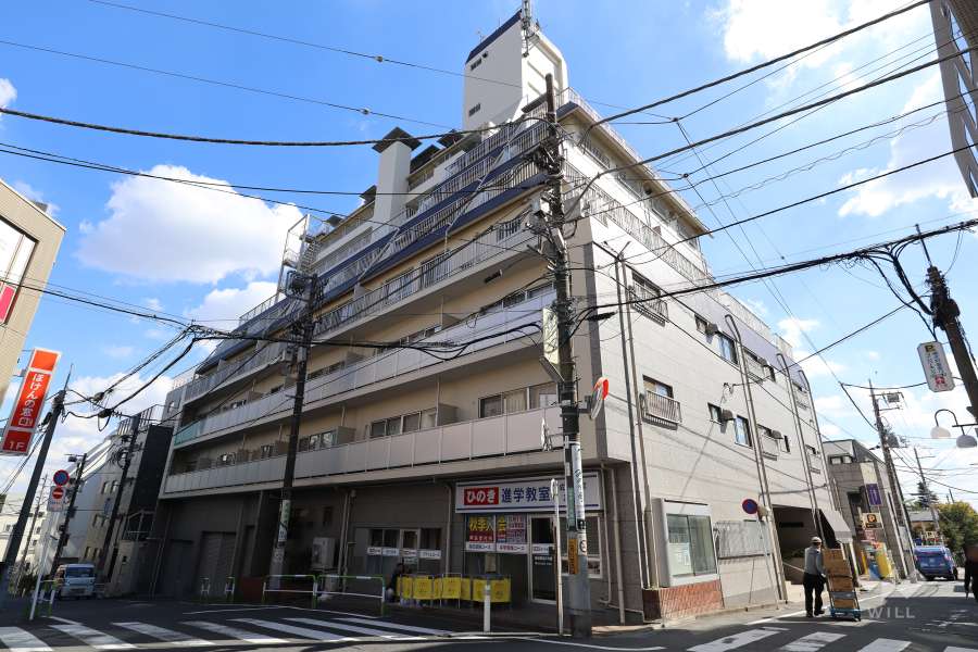 成城エコーハイツの外観（北西側から）