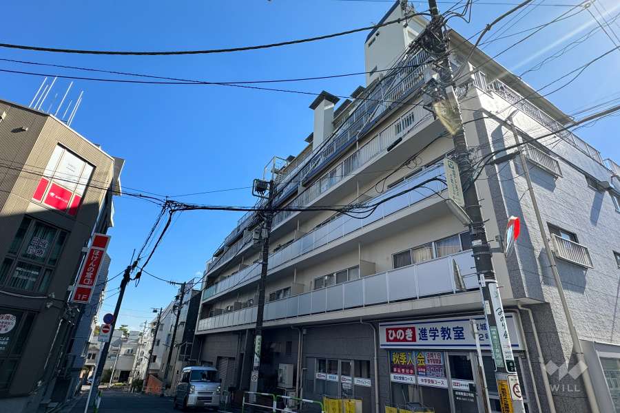 成城エコーハイツの外観（北西側から）