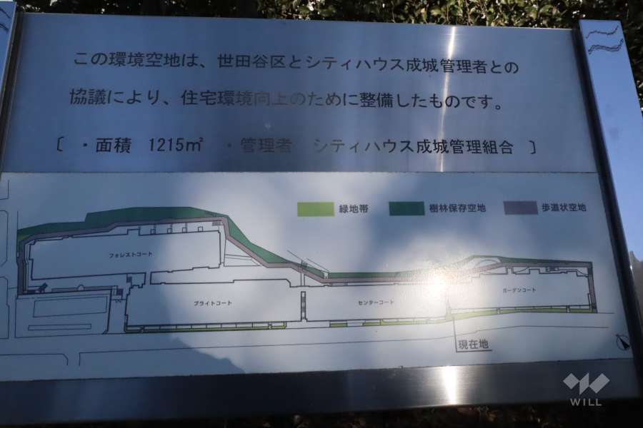 マンションの案内板