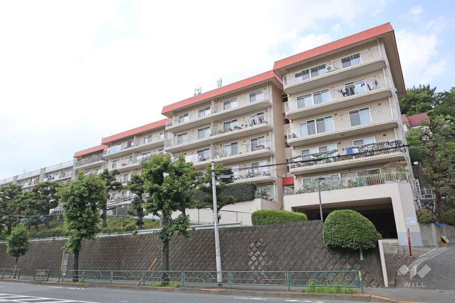 成城ハウスの外観（南側から）