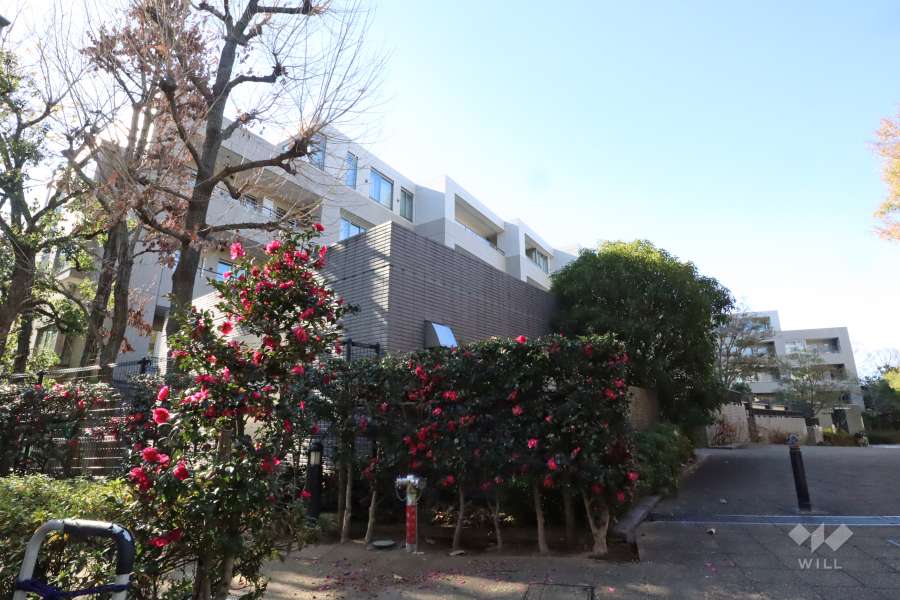 パークシティ成城Ｆコートの外観(北東側から)