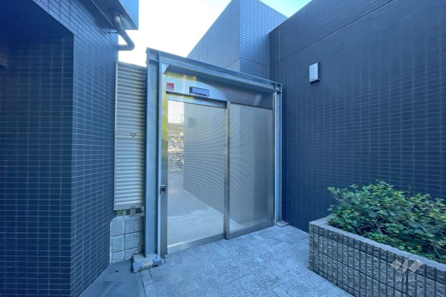 駐輪場の出入り口