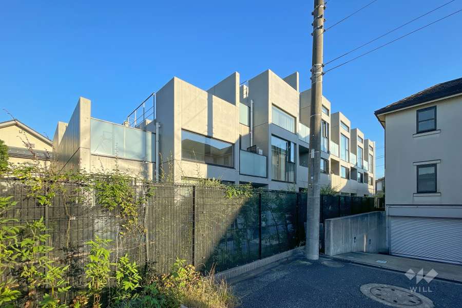 デュフレベース成城の外観（北西側から）