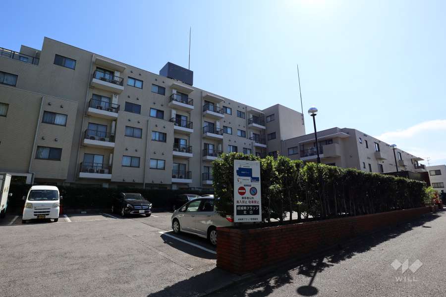 成城南フラッツの外観（北東側から）