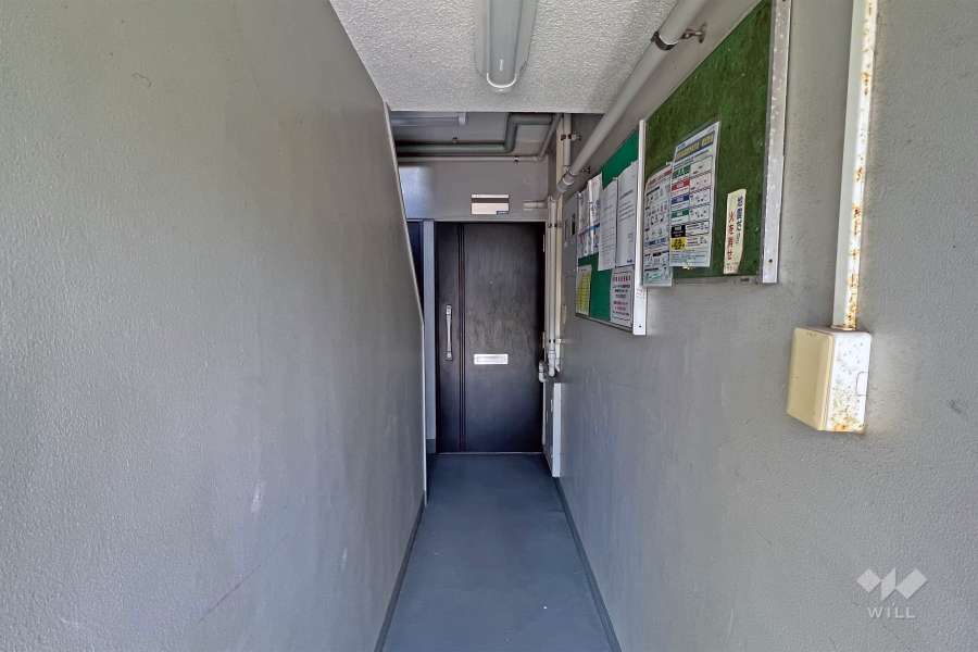 マンション内の共用廊下