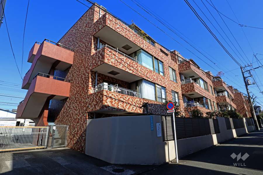 マンション赤堤テラスの外観（北東側から）