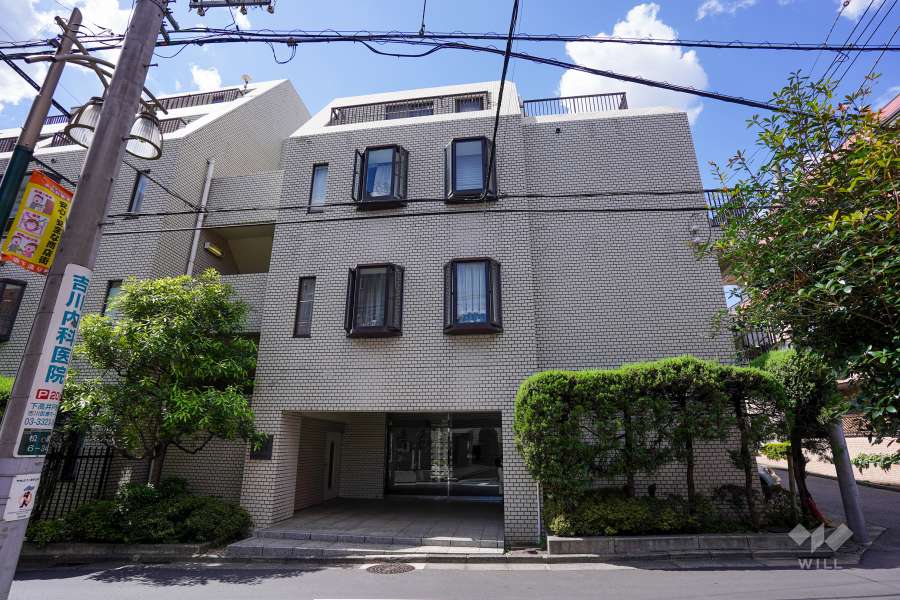 クレール豪徳寺の外観（東側から）