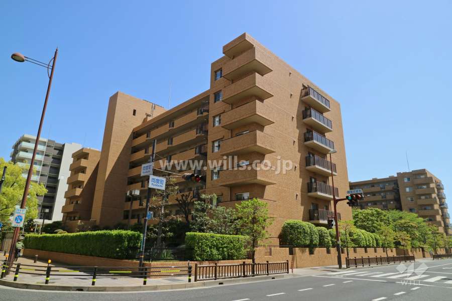 イトーピア西宮北口の外観（北西側から）