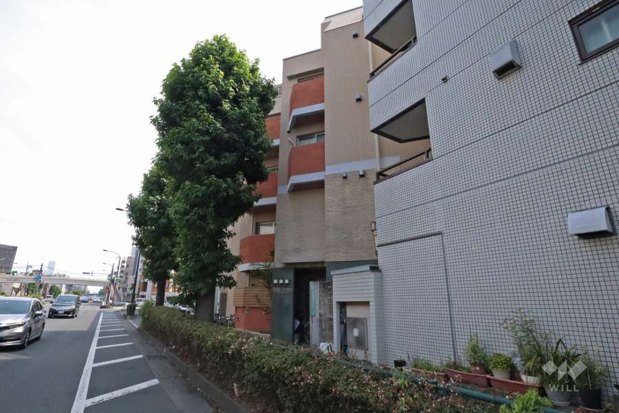 パレホームズ千歳船橋2の外観（北東側から）