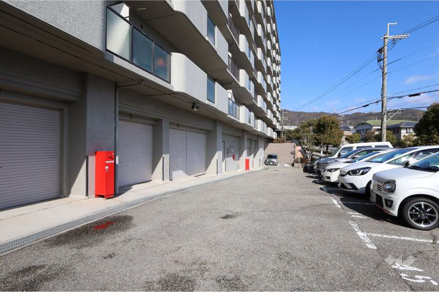 敷地内駐車場（屋外平面式と屋内平面式）