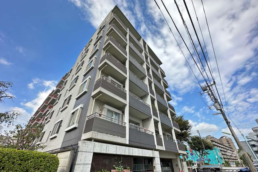 イデアル世田谷千歳台の外観（南西側から）