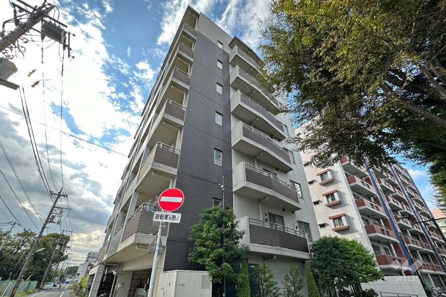 イデアル世田谷千歳台の外観（東側から）