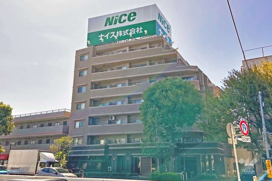 ナイスブライトピア世田谷千歳台の外観（北東側から）