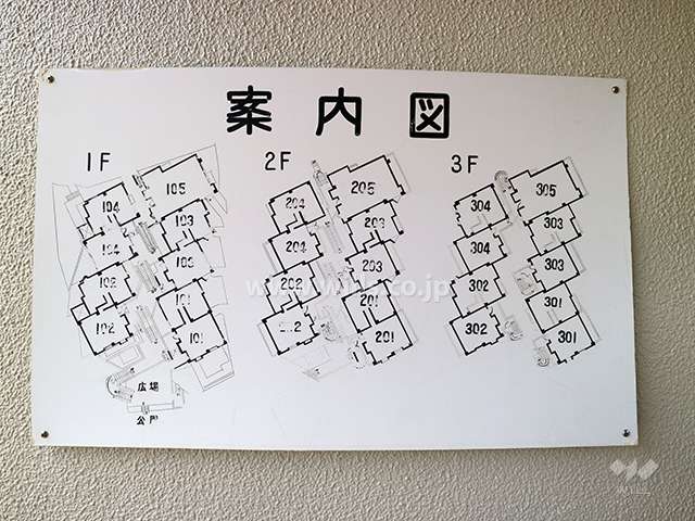ヴィラン夙川山手の案内図