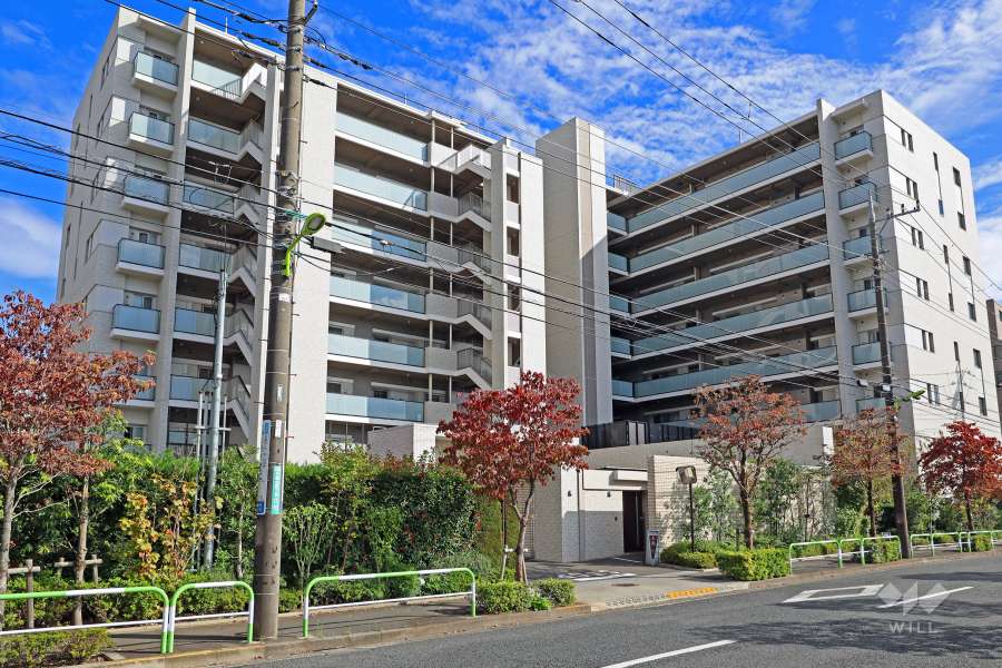 プラウド世田谷千歳台（北西側から）