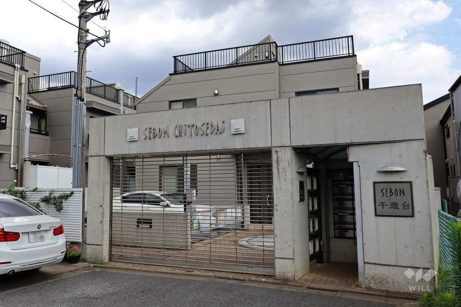 セボン千歳台の外観（南西側から）