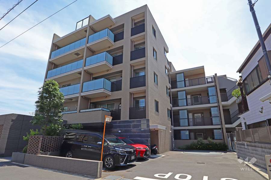 リーフィアレジデンス世田谷千歳船橋の外観（北西側から）