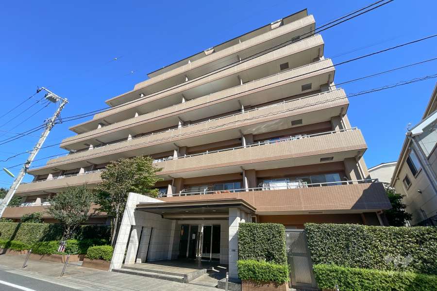 藤和シティホームズ世田谷千歳台の外観（南西側から）