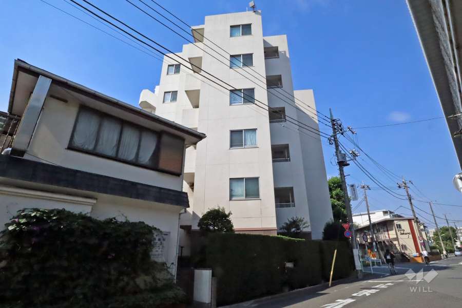 レジデンシャルステート祖師ヶ谷大蔵の外観（南西側から）