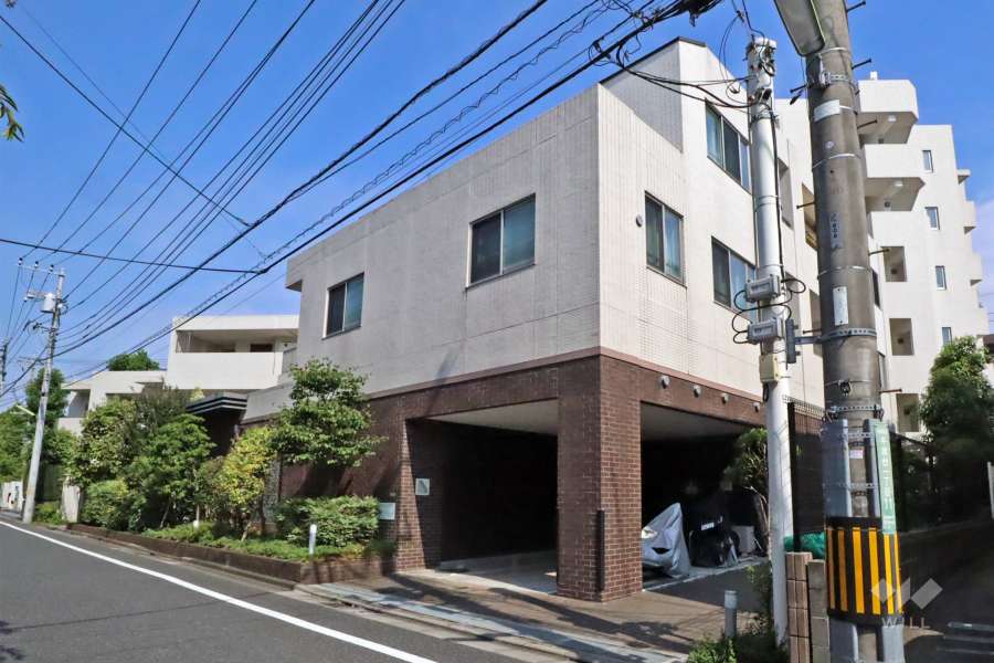 レジデンシャルステート祖師ヶ谷大蔵の外観（北西側から）