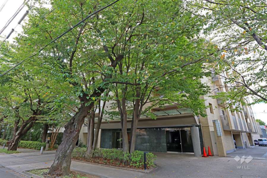 パークハウスフォレストリエの外観（北側から）