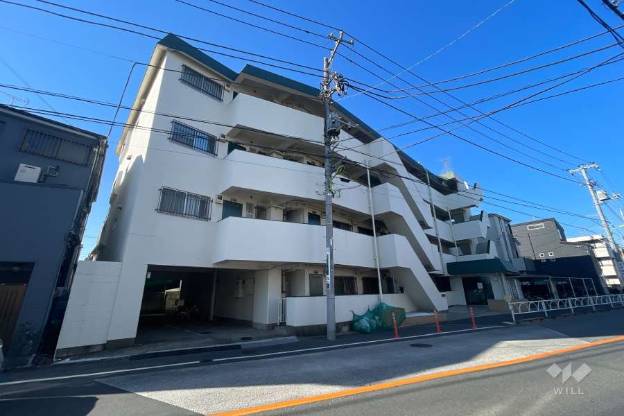 千歳台ヒミコマンションの外観（北東側から）