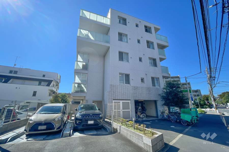 プレシス千歳船橋の外観（北東側から）