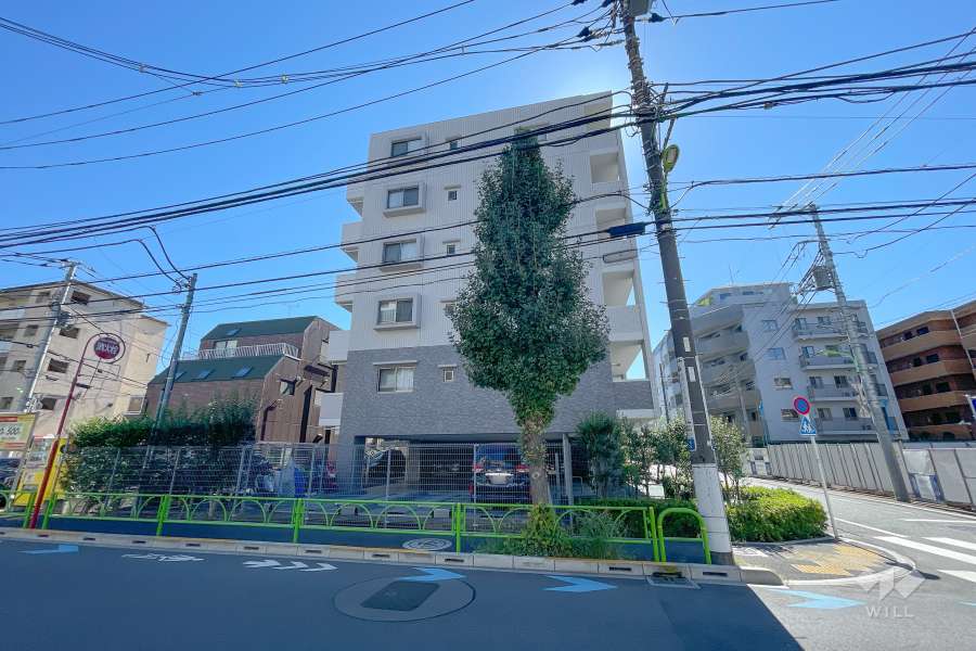 アイディーコート千歳船橋４の外観（北側から）