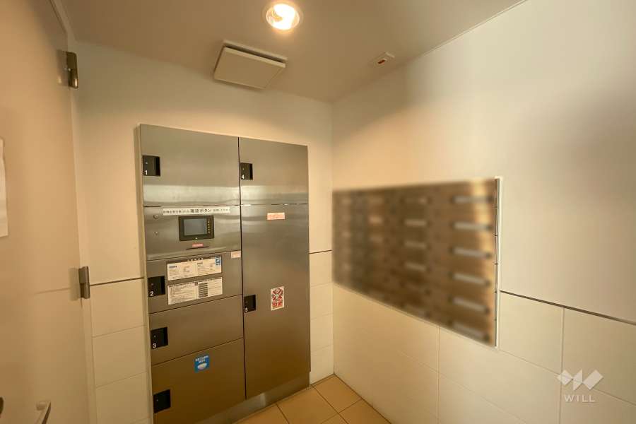 共用ポストと宅配ボックス　