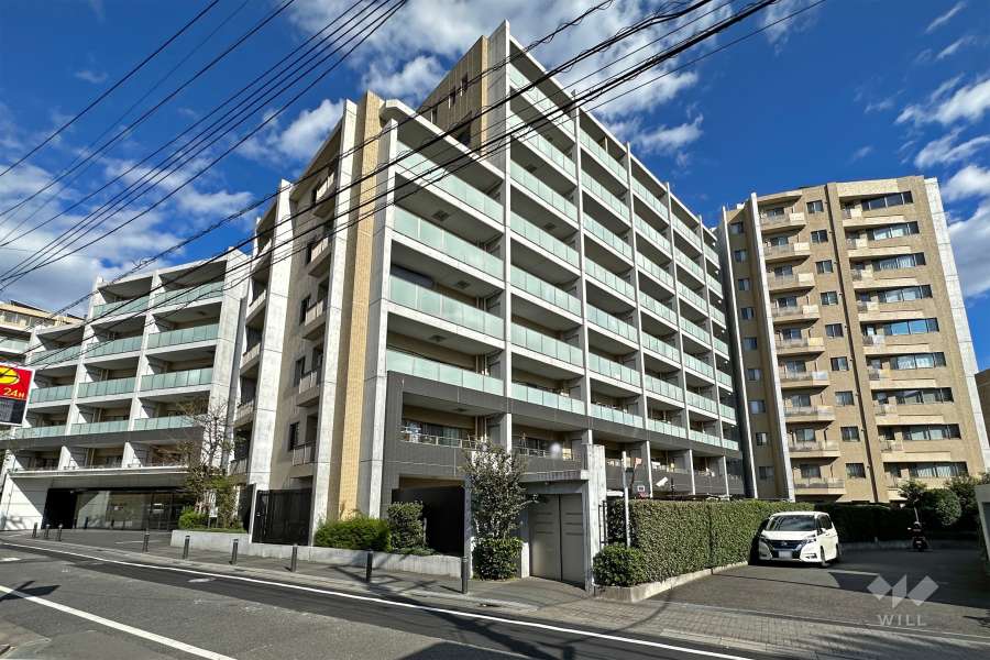 ヴィークグラン世田谷千歳船橋さくらガーデンの外観（西側から）