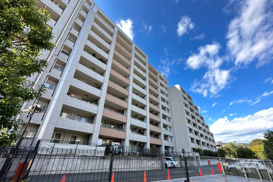 世田谷アインス美しの杜の外観（南東側から）