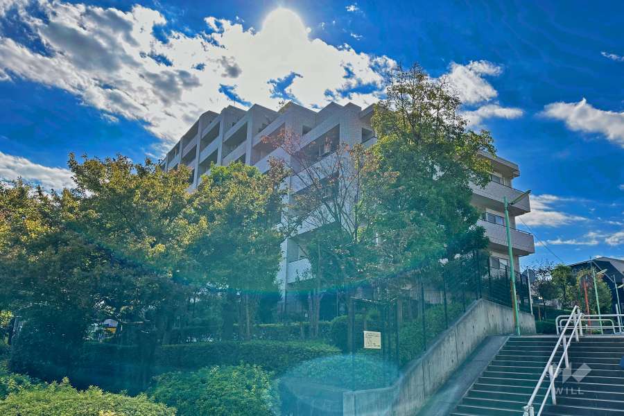 世田谷アインス美しの杜の外観（北東側から）