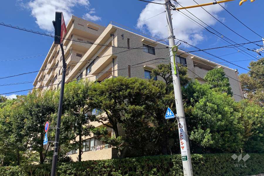 成城ハイム1号棟の外観（南東側から）