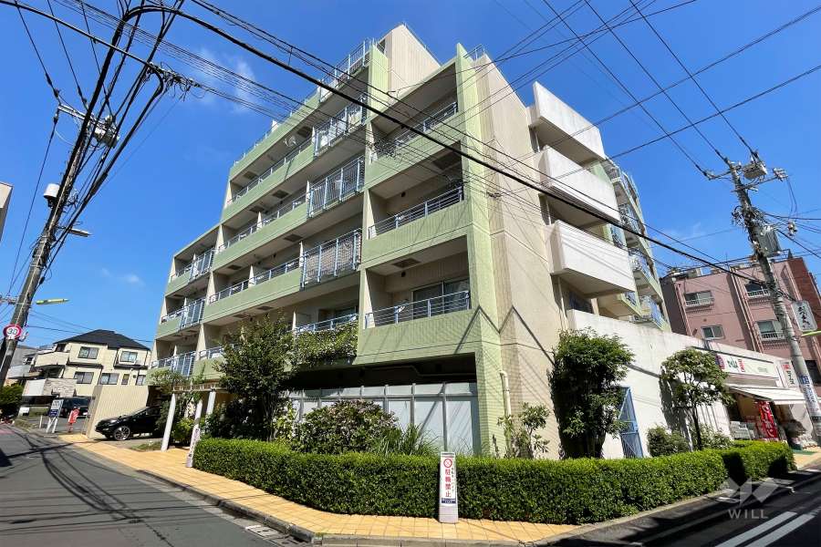 東急ドエルキルト三軒茶屋の外観（南東側から）