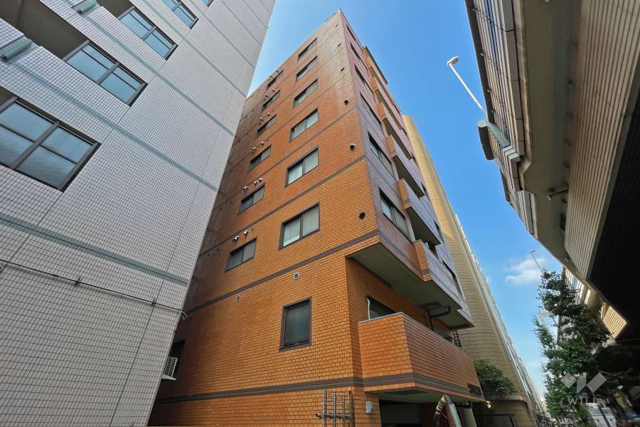 ライオンズマンション太子堂秋栄の外観（北東側から）